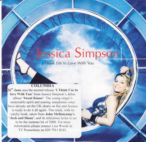 Jessica Simpson - I Think I'm In Love With You - Used CD
