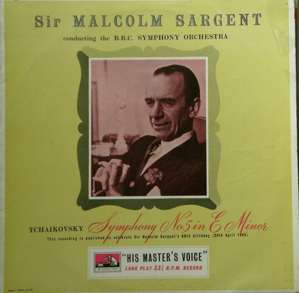 Sir Malcolm Sargent - Symphony No. 5 In E Minor - Used Vinyl Record
