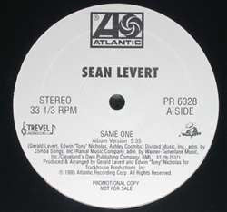 Sean Levert - Same One - Used Vinyl Record 12"