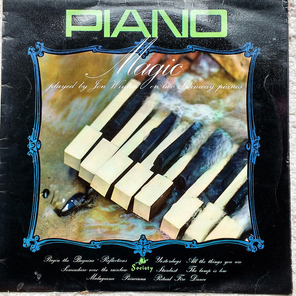 Jon Winton - Piano Magic (on two Sieinway pianos) - Used Vinyl Record