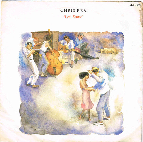 Chris Rea - Let's Dance - Used Vinyl Record 7"