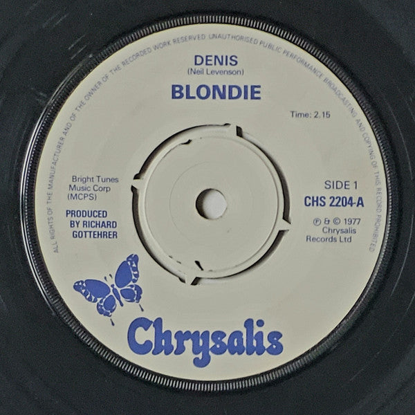 Blondie - Denis - Used Vinyl Record 7"