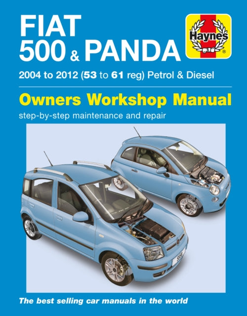 Haynes Publishing - Fiat 500 & Panda Petrol & Diesel 04-12 - Paperback