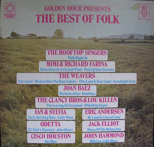 Various - Golden Hour Presents The Best Of Folk - Used Vinyl Record