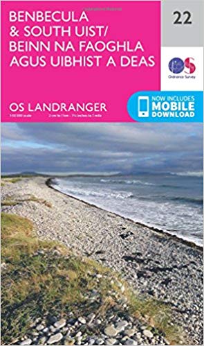 Ordnance Survey - Benbecula & South Uist : 022 - New Sheet map