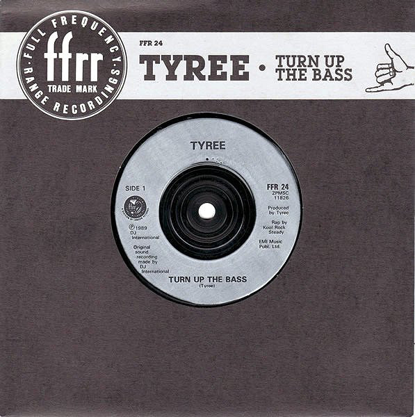 Tyree Cooper - Turn Up The Bass - Used Vinyl Record 7"