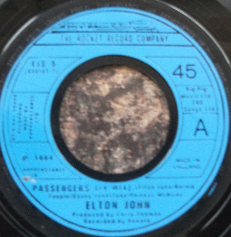 Elton John - Passengers - Used Vinyl Record 7"