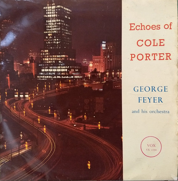 George Feyer And His - Echoes of Cole Porter - Used Vinyl Record 10"
