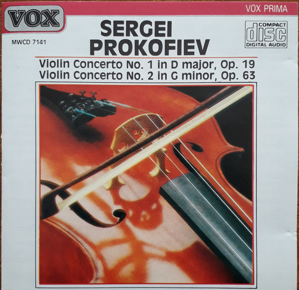 Sergei Prokofiev - Violin Concerto No. 1 & 2 - Used CD