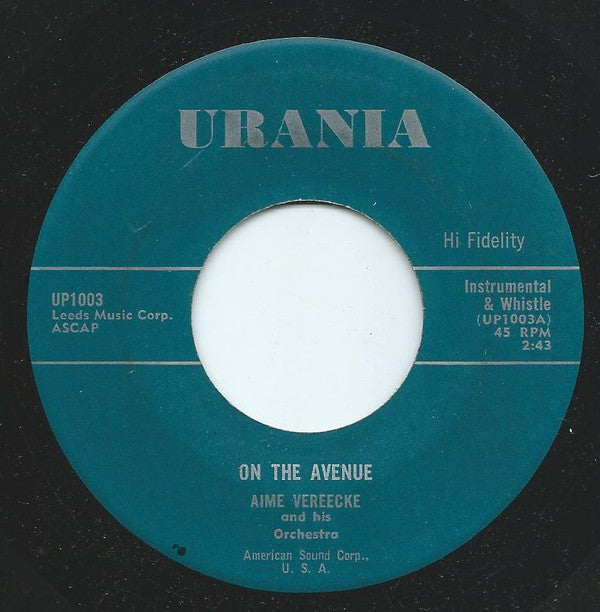 Aime Vereecke And Hi - On The Avenue - Used Vinyl Record 7"