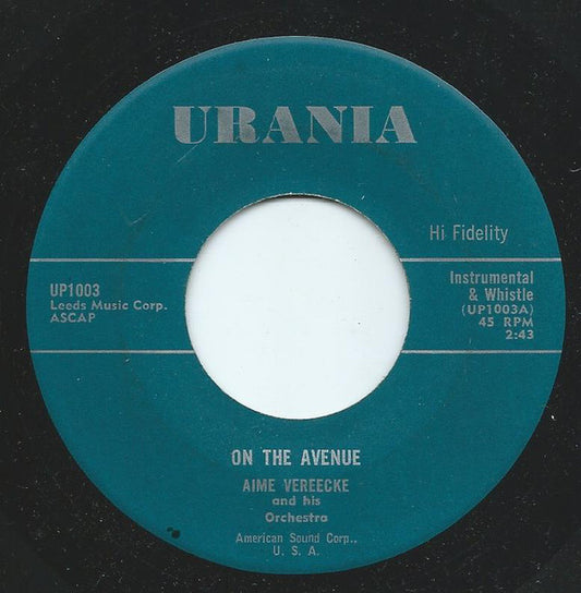 Aime Vereecke And Hi - On The Avenue - Used Vinyl Record 7"