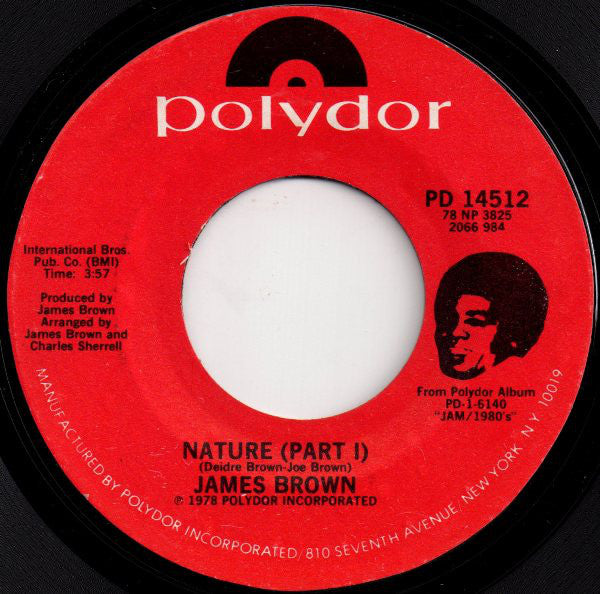 James Brown - Nature - Used Vinyl Record 7"