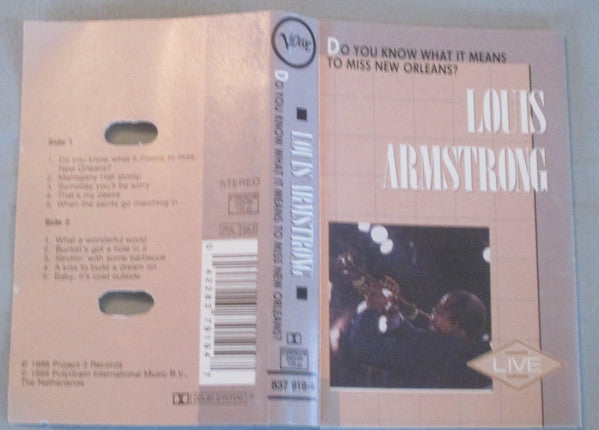 Louis Armstrong - Do You Know What It Means To Miss New Orleans? Live