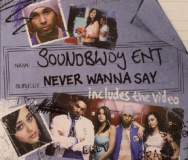 Soundbwoy Ent - Never Wanna Say - Used CD