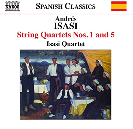 ISASI QUARTET - ISASI:STRING QUARTETS 1 & 5 - New CD