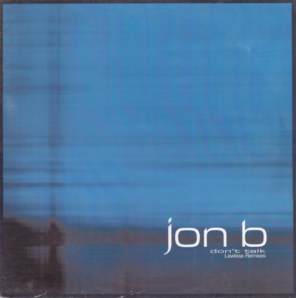 Jon B - Don't Talk - Used Vinyl Record 12"