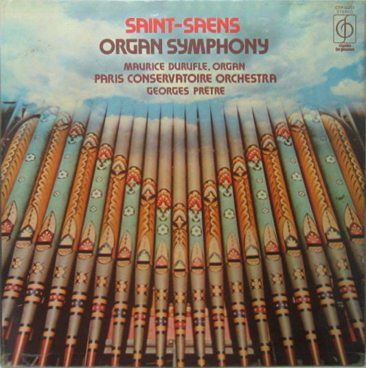 Camille Saint-Saëns - Saint-Saens Organ Symphony - Used Vinyl Recor