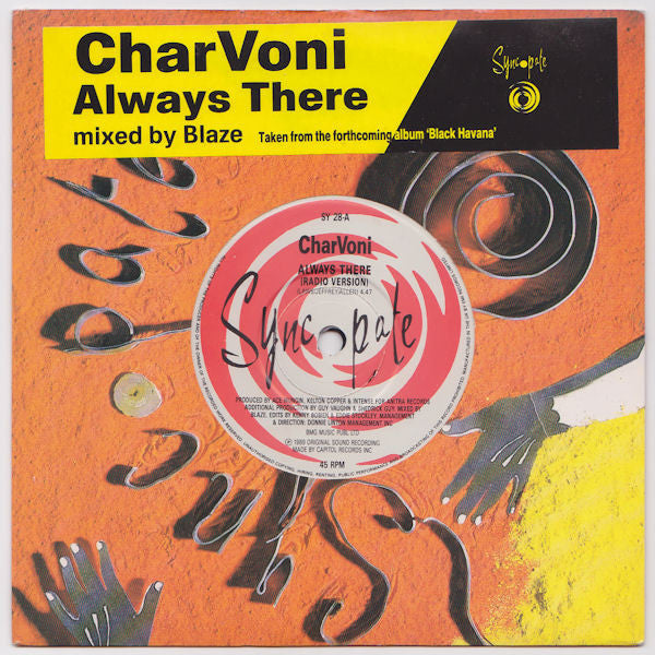 Charvoni - Always There - Used Vinyl Record 7"