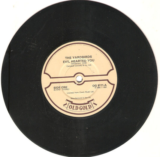 Yardbirds - Evil Hearted You / Still I'm Sad - Used Vinyl Record 7"