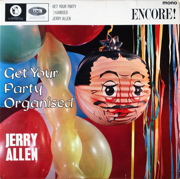 Jerry Allen - Get Your Party Organised - Used Vinyl Record