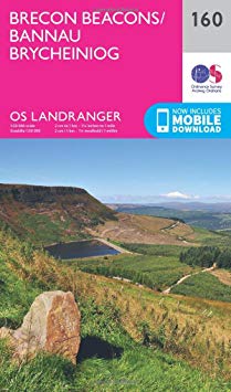 Ordnance Survey - Brecon Beacons : 160 - New Sheet map