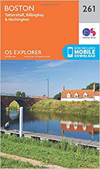 Ordnance Survey - Boston : 261 - New Sheet map