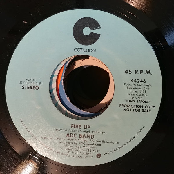 ADC Band - Fire Up - Used Vinyl Record 7"