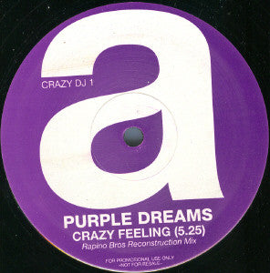 Purple Dreams - Crazy Feeling - Used Vinyl Record 12"
