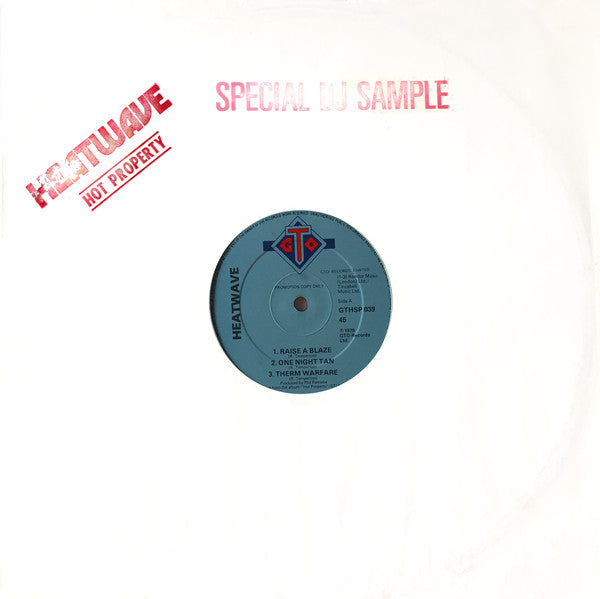 Heatwave - Hot Property - Used Vinyl Record 12"