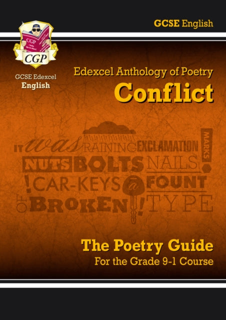 CGP Books - New GCSE English Literature Edexcel Poetry Guide: Conflict