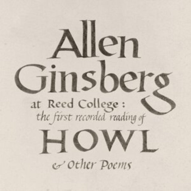 GINSBERG ALLEN - AT REED COLLEGE THE FIRST REC - CD