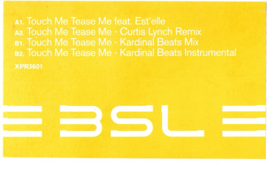 3SL - Touch Me Tease Me - Used Vinyl Record 12"