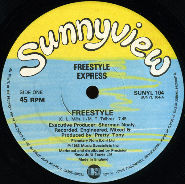 Freestyle Express - Freestyle - Used Vinyl Record 12"