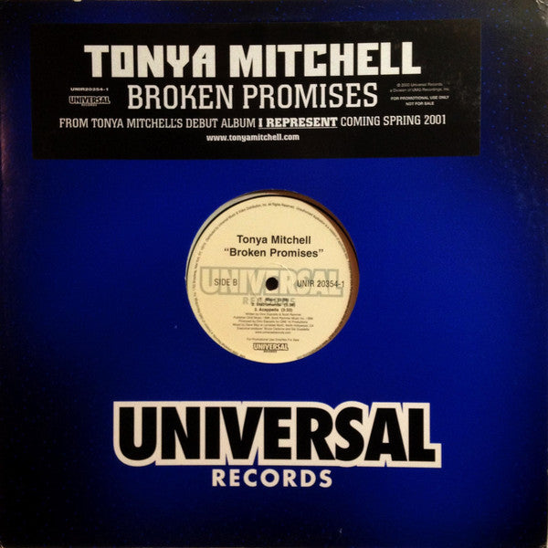 Tonya Mitchell - Broken Promises - Used Vinyl Record 12"