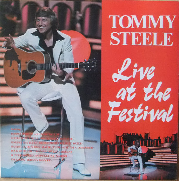Tommy Steele - Live At The Festival - Used Vinyl Record