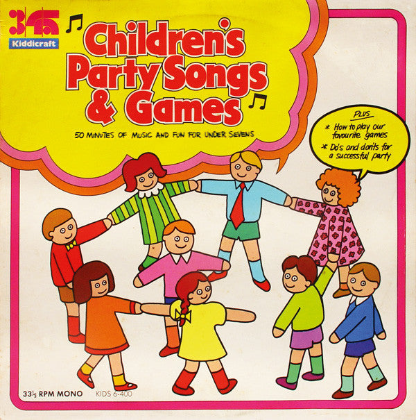 Children Aged 5-11 - Children's Party Songs & Games - Used Vinyl Reco