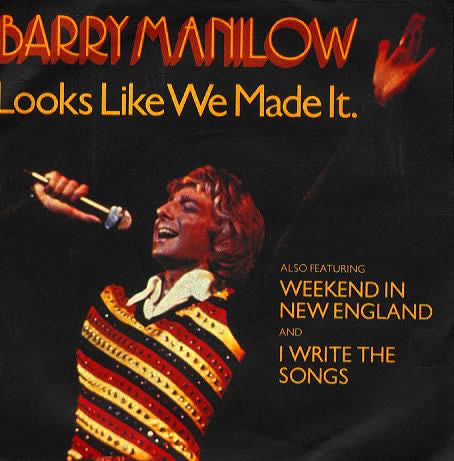 Barry Manilow - Looks Like We Made It - Used Vinyl Record 7"