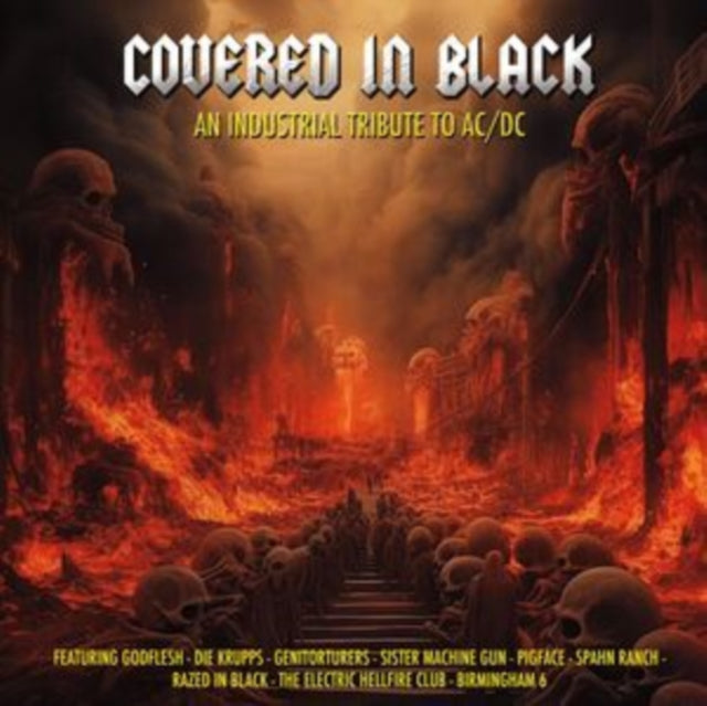 VARIOUS ARTISTS - COVERED IN BLACK - AN INDUSTRI - Vinyl Record