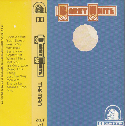 Barry White - The Man - Used Cassette