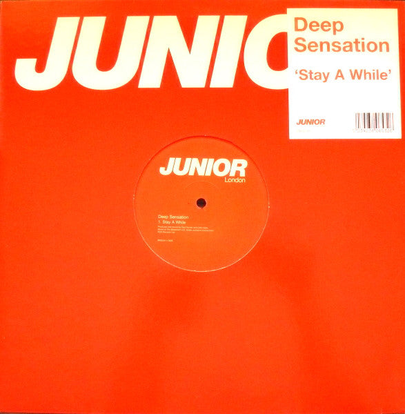Deep Sensation - Stay A While - Used Vinyl Record 12"