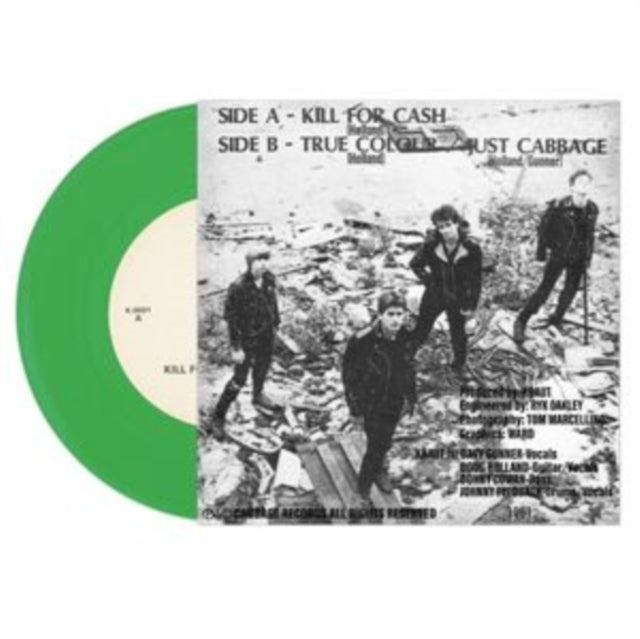 Kraut - Kill for Cash - Vinyl Record 7" Single Coloured Vinyl