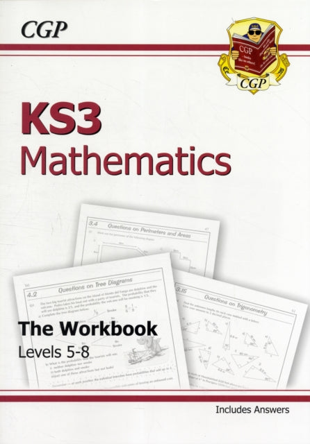 CGP Books - KS3 Maths Workbook (with Answers) - Higher - Paperback