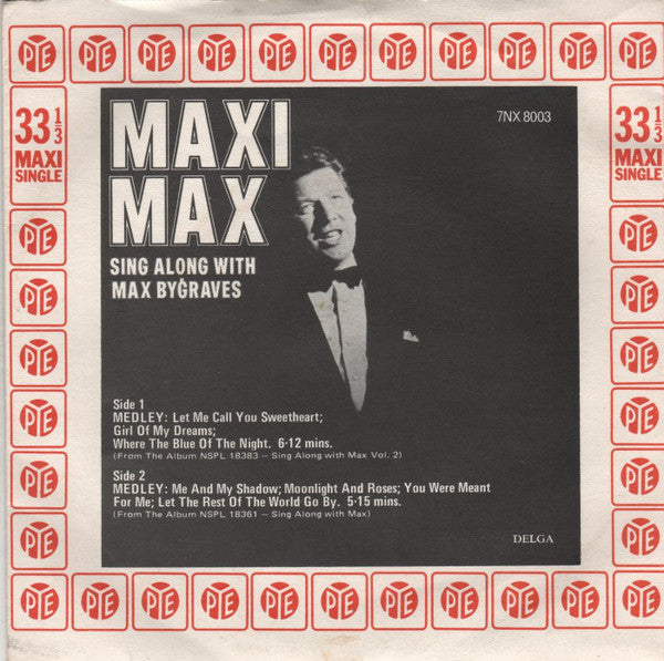 Max Bygraves - Maxi Max Sing Along With - Used Vinyl Record 7"