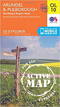 Ordnance Survey - Arundel & Pulborough, Worthing & Bognor Regis : OL 1