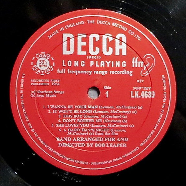 Bob Leaper - Big Band Beatle Songs - Used Vinyl Record