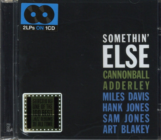 ADDERLEY CANNONBALL - SOMETHIN ELSE - New CD