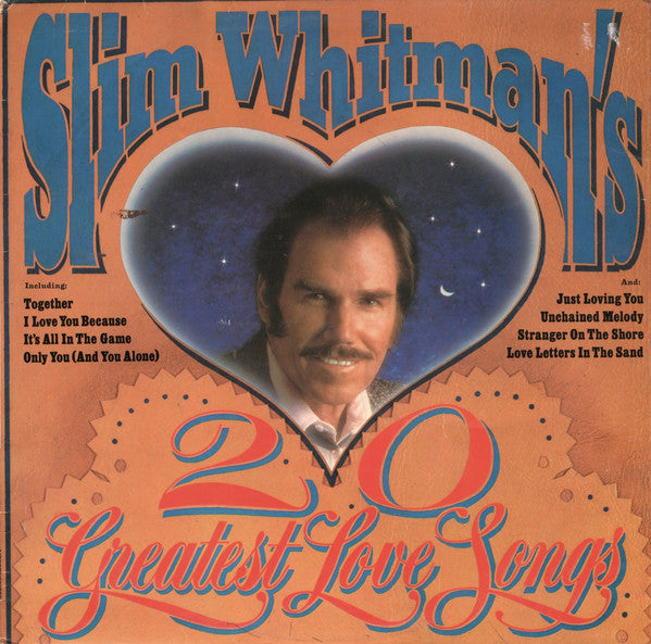 Slim Whitman - 's 20 Greatest Love Songs - Used Vinyl Record