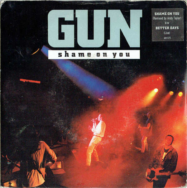 Gun - Shame On You - Used Vinyl Record 7"