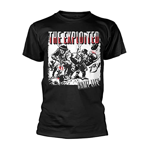 EXPLOITED - ARMY LIFE (BLAC - tshirt - T Shirt - Size S