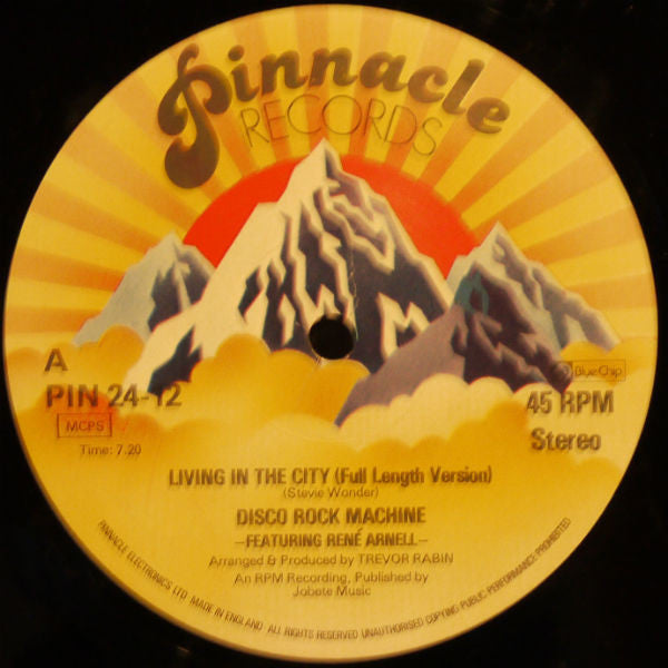 Disco Rock Machine - Living In The City - Used Vinyl Record 12"